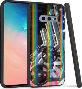 Super Fashion Etui na telefon Samsung S10E Rainbow Case Siłownia 1