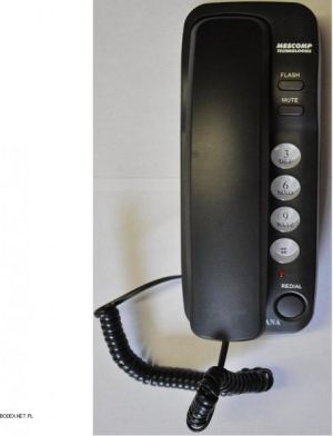 Telefon stacjonarny Mescomp Czarny 1