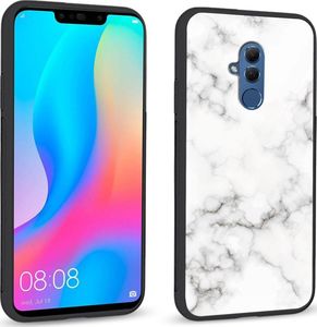 Super Fashion Etui na telefon Huawei Mate 20 Lite Premium Case White granite 1