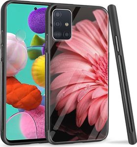 Super Fashion Etui na telefon Samsung Galaxy A51 Premium Case Pink flower 1