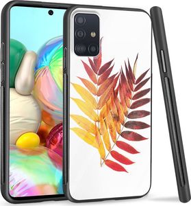 Super Fashion Etui na telefon Samsung Galaxy A71 Premium Case Reddish yellow leaves 1