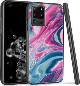 Super Fashion Etui na telefon Samsung Galaxy S20 Ultra Premium Case Liquid Abstract 1