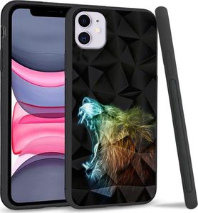 Super Fashion Etui na telefon Apple Iphone 11 Crystal Case Roaring Lion 1