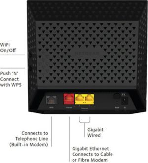 Router NETGEAR D6100, Dual-band, czarny 4