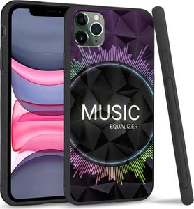 Super Fashion Etui na telefon Apple Iphone 11 Pro Crystal Case Music equalizer 1