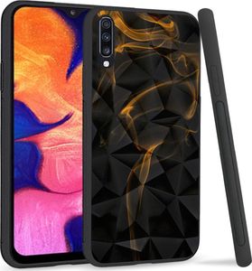 Super Fashion Etui na telefon Samsung Galaxy A70 Crystal Case Orange smoke 1