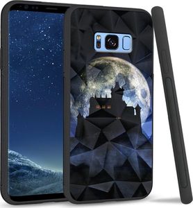 Super Fashion Etui na telefon Samsung Galaxy S8 Crystal Case Moon castle 1