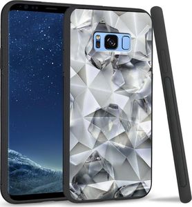 Super Fashion Etui na telefon Samsung Galaxy S8 Crystal Case White glass cubes 1