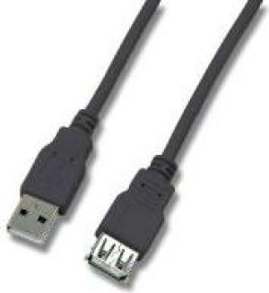 Kabel USB EFB USB-A (M/F) 1.8m Czarny (K5248SW.1,8) 1