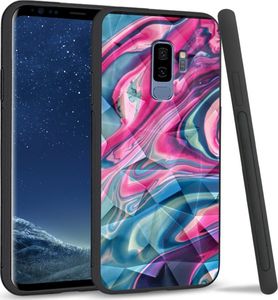 Super Fashion Etui na telefon Samsung Galaxy S9 Plus Crystal Case Liquid Abstract 1