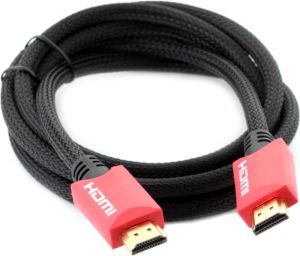 Kabel Conotech HDMI - HDMI 5m czarny czerwony (NS-005R) 1