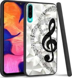 Super Fashion Etui na telefon Huawei P30 Crysta Pokrowiec Symphony 1