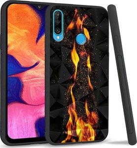 Super Fashion Etui na telefon Huawei P30 Lite Crysta Pokrowiec Crackling Fire 1