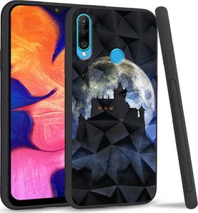 Super Fashion Etui na telefon Huawei P30 Lite Crysta Pokrowiec Moon castle 1