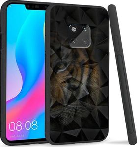 Super Fashion Etui na telefon Huawei Mate 20 Pro Crysta Pokrowiec Tiger shadow 1
