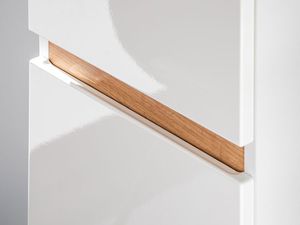 Elior Podwieszany słupek łazienkowy - Sewilla 2X Biały połysk 2