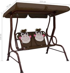 Elior Huśtawka ogrodowa dziecięca Fino - małpka 5