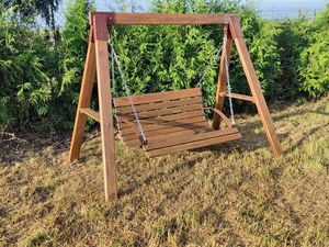 Elior Huśtawka ogrodowa dla dzieci Magis 5X - orzech 4