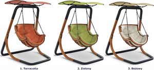 Elior Ogrodowy fotel wiszący terracotta - Pasos 3X 2