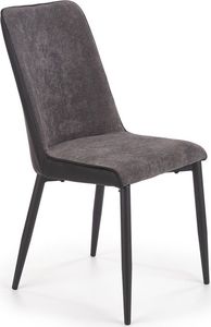 Elior Nowoczesne krzesło tapicerowane Reno - popiel 1