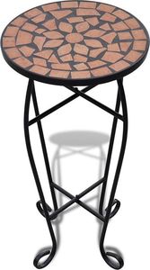 Elior Terakotowy stolik z mozaikowym blatem - Cadix 1
