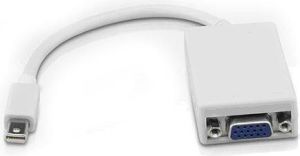 Adapter AV Sharkoon DisplayPort Mini - D-Sub (VGA) biały (4044951017379) 1