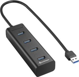 HUB USB Sharkoon 4x USB-A 3.0 (4044951016976) 1