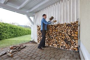 Drewutnia vidaXL Stojak na drewno opałowe XXL 5125000 2