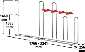 Drewutnia vidaXL Stojak na drewno opałowe XXL 5125000 7