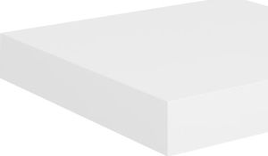 vidaXL Półki ścienne, 4 szt., białe, 23 x 23,5 x 3,8 cm, MDF 4