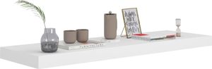 vidaXL Półki ścienne, 2 szt, białe, 80x23,5x3,8 cm, MDF 3