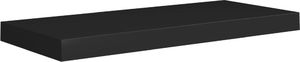 vidaXL Półki ścienne, 2 szt., czarne, 60x23,5x3,8 cm, MDF 4