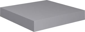 vidaXL Półki ścienne, 2 szt., szare, 23 x 23,5 x 3,8 cm, MDF 4