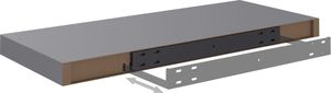 vidaXL Półki ścienne, 2 szt., szare, 60x23,5x3,8 cm, MDF 7