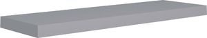 vidaXL Półki ścienne, 2 szt, szare, 80 x 23,5 x 3,8 cm, MDF 4