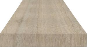 vidaXL Półki ścienne, 2 szt., kolor dębowy, 80 x 23,5 x 3,8 cm, MDF 7