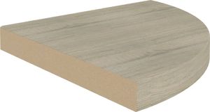 vidaXL Narożne półki ścienne, 4 szt., kolor dębowy, 35x35x3,8 cm, MDF 5