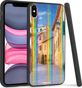 Super Fashion Etui Rainbow Series na Apple iPhone XS Max Kolory miasta 1