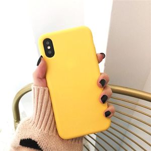 Super Fashion Etui do Apple Iphone 7 TPU Żółty 1