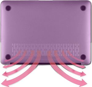 Etui Matowe 15.4" Fioletowy 2