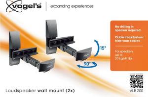 Vogels Uchwyt do głośników VLB 200 czarny 1szt. 5