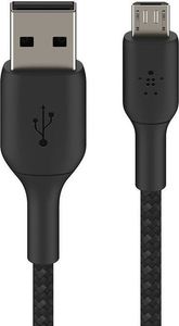 Kabel USB Belkin USB-A - microUSB 1 m Czarny (CAB007bt1MBK) 1