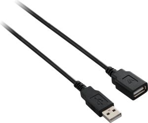 Kabel USB V7 USB-A - USB-A 3 m Czarny (V7E2USB2EXT-03M) 1