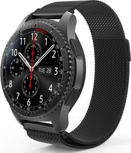 4kom.pl Bransoleta Milanese Gear S3/ watch 46mm 25.8cm czarny 1