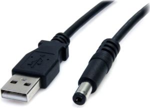 Kabel USB StarTech USB-A - DC 5.5 mm 0.9 m Czarny (USB2TYPEM) 1