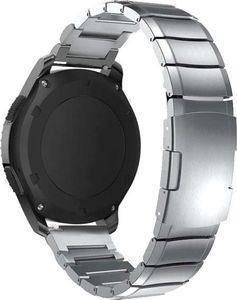 4kom.pl Bransoleta Steel Simple Huawei Watch GT 2 46mm Srebrna + Szkło 5