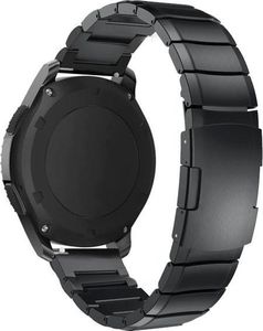 4kom.pl Bransoleta Steel Simple Huawei Watch GT 2 46mm Czarna + Szkło 4