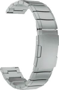 4kom.pl Bransoleta Steel Simple Huawei Watch GT 2 42mm/ gear s2 Srebrna 1