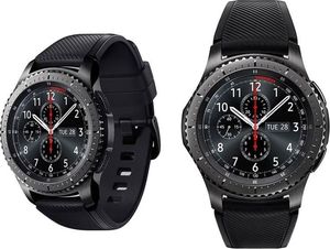 4kom.pl Gumowy pasek sportowy do Samsung Gear S3 / watch 46mm karbon czarny (31977) 8