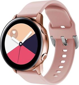 Alogy Pasek Soft Galaxy Watch Active 2 różowy (20mm) 3